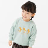 Hペンギン/ミント | キッズ トレーナー 男の子 | chil2