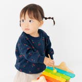 Dさくらんぼ/ネイビー | トレーナー キッズ 子供服 | chil2