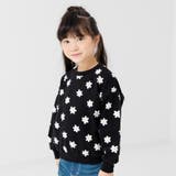 Jフラワー/ブラック | トレーナー キッズ 子供服 | chil2