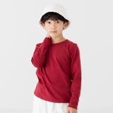 ワインレッド | キッズ Tシャツ 長袖 | chil2