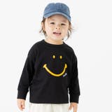 Bフェイス/ブラック | キッズ Tシャツ 長袖 | chil2