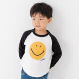 Eアップリケ/ブラック | キッズ Tシャツ 長袖 | chil2