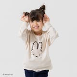 Aフェイス/クリーム | ミッフィー 長袖 Tシャツ | chil2