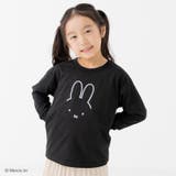 Cフェイス/ブラック | ミッフィー 長袖 Tシャツ | chil2