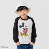ラグラン/ブラック | ミッキーマウス 長袖 Tシャツ | chil2