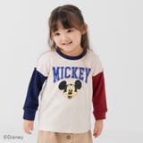 マルチ配色/クリーム | ミッキーマウス 長袖 Tシャツ | chil2