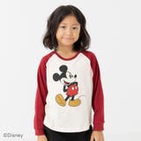 ラグラン/ワインレッド | ミッキーマウス 長袖 Tシャツ | chil2
