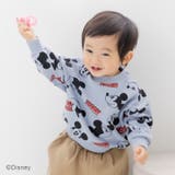 F総柄/サックス | ミッキーマウス トレーナー 子供服 | chil2
