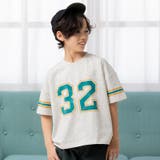 Bナンバー/オートミール | 半袖 Tシャツ 子供服 | chil2