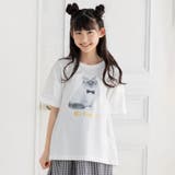 Eキャット/ホワイト | キッズ 半袖 Tシャツ | chil2