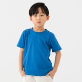 ブルー | 無地 Tシャツ 半袖 | chil2