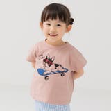 Kいぬ/スモークピンク | キッズ 半袖 Tシャツ | chil2