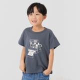 Mカメラ/チャコール | キッズ 半袖 Tシャツ | chil2