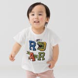 C恐竜ロゴ/ホワイト | キッズ 半袖 Tシャツ | chil2