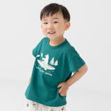 Nカヌー/グリーン | キッズ 半袖 Tシャツ | chil2