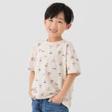 Bヨット/クリーム | キッズ 半袖 Tシャツ | chil2
