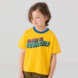 Bロゴ/マスタード | 綿100% 半袖Tシャツ キッズ | chil2