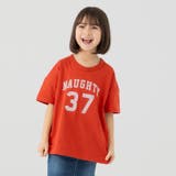 Cナンバー/レッド | 綿100% 半袖Tシャツ キッズ | chil2