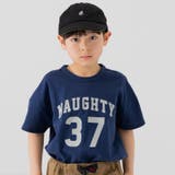 Dナンバー/ネイビー | 綿100% 半袖Tシャツ キッズ | chil2