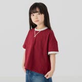 ワインレッド | キッズ 半袖 Tシャツ | chil2