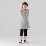 ブラック | レギンス キッズ 7分丈 | chil2