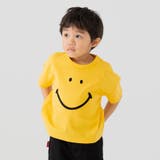 Aフェイス/イエロー | キッズ Tシャツ 半袖 | chil2