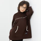 ブラウン | ドライスウェット ハーフジップトレーナー キッズ | chil2