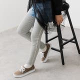 グレー | 配色メロウ 10分丈 レギンスパンツ | chil2