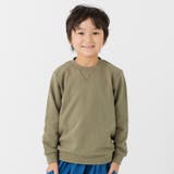 カーキ | 綿100% 無地トレーナー キッズ | chil2