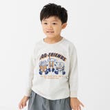 Iファストフード/オートミール | 綿100% プリント 長袖Tシャツ | chil2