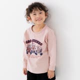 Jファストフード/スモークピンク | 綿100% プリント 長袖Tシャツ | chil2