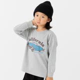 Cヴィンテージカー/グレー | 綿100％ プリント 長袖Tシャツ | chil2