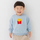 Dポテト/サックス | サガラ刺繍 トレーナー キッズ | chil2