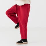 ワインレッド | ストレッチ ワイドパンツ キッズ | chil2