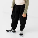 ブラック | キッズ カーゴパンツ ストレッチ | chil2