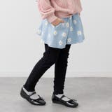 Cフラワー/サックス | 総柄 プリント スカッツ | chil2