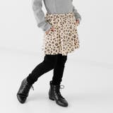 Hレオパード/クリーム | 総柄 プリント スカッツ | chil2