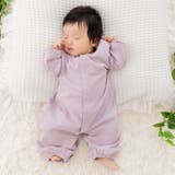 ラベンダー | ツーウェイオール 綿100％ ロンパース | chil2