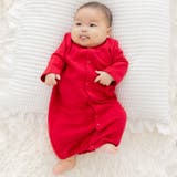 レッド | ツーウェイオール 綿100％ ロンパース | chil2