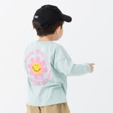 ミント | スマイリーフェイス Tシャツ 長袖 | chil2