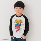 Cスパイダーマン/ブラック | マーベル キャラクター ロンT | chil2