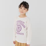 Iカレッジロゴ/クリーム | キッズ 長袖 Tシャツ | chil2