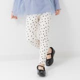 Eドット/クリーム | キッズ レギンス 女の子 | chil2