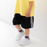 ブラック | キッズ ピンタック ハーフパンツ | chil2