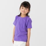 パープル | 綿100% 無地Tシャツ 半袖 | chil2