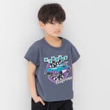 Lくるま/チャコール | キッズ 半袖 Tシャツ | chil2
