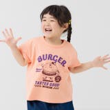 Rバーガー/オレンジ | キッズ 半袖 Tシャツ | chil2