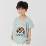Lくるま/ミント | キッズ 半袖 Tシャツ | chil2