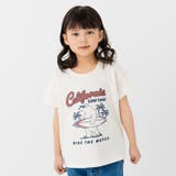 Tくまサーフィン/クリーム | キッズ 半袖 Tシャツ | chil2
