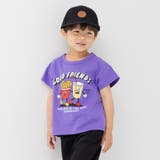 Aファストフード/パープル | キッズ 半袖 Tシャツ | chil2
